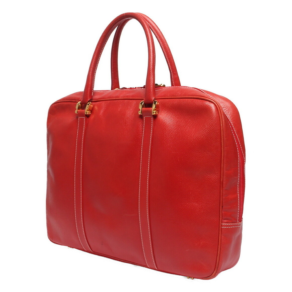Loewe Leather Pattern Bag Business Handbag Anagram